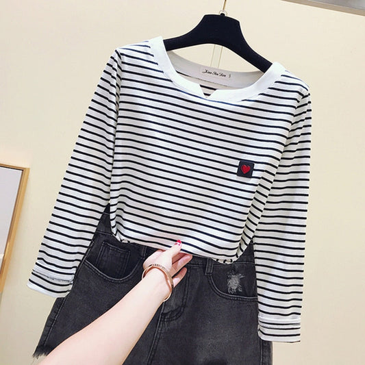 Casual Women T-Shirt Long Sleeve Style Slim Basic Cotton Tshirt Top Womens Clothing