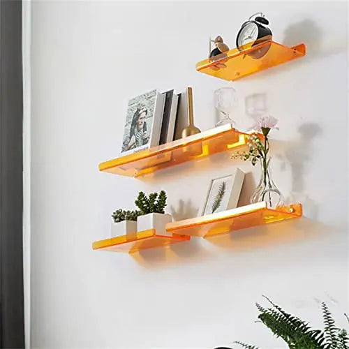 DecorBites™ Acrylic Wall Shelf Organizer for Home Decor