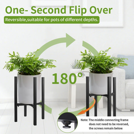 DecorBites™ Adjustable Metal Plant Stand for 12-16 Inch Pots