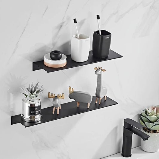 DecorBites™ Aluminum Floating Shelves for Bathroom and Kitchen