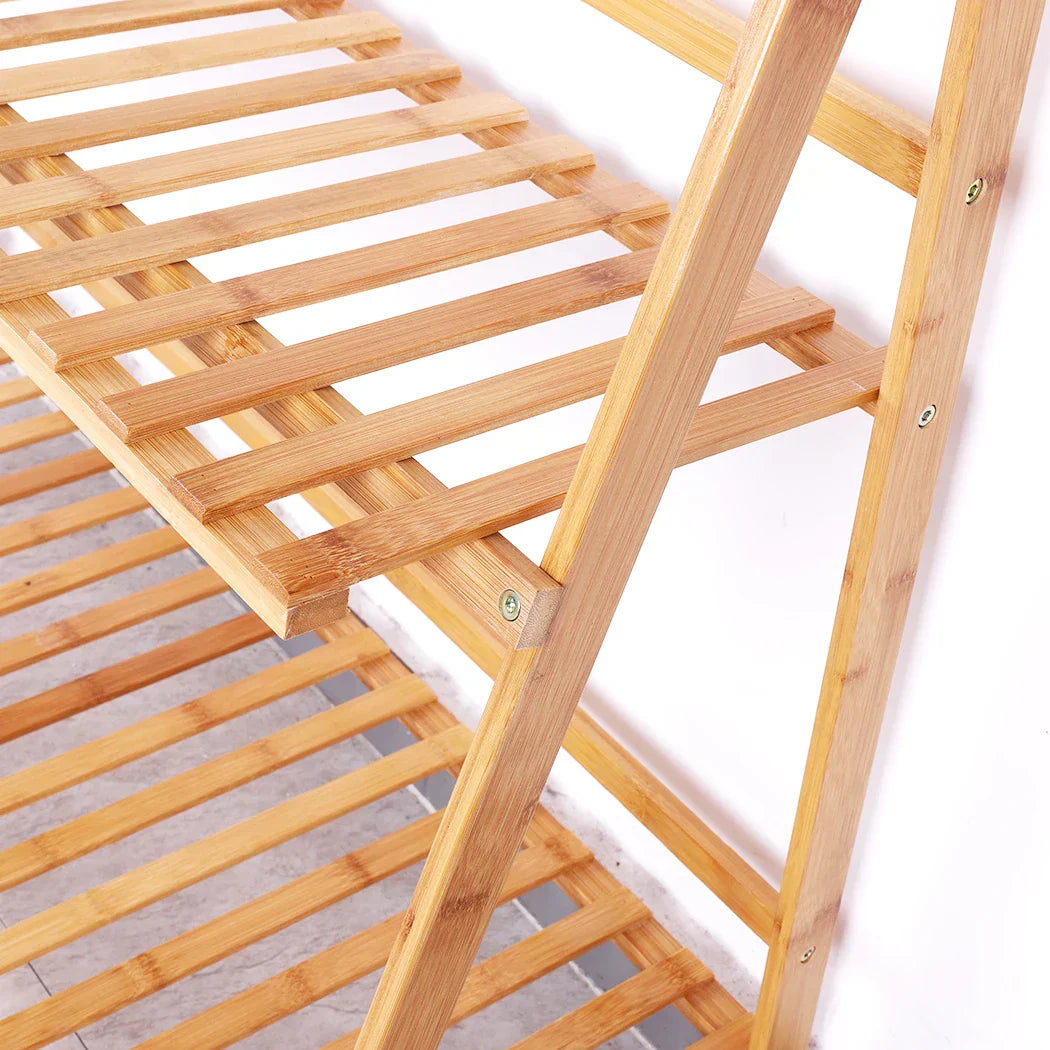 DecorBites™ Bamboo 3 Tier Plant Shelf Stand
