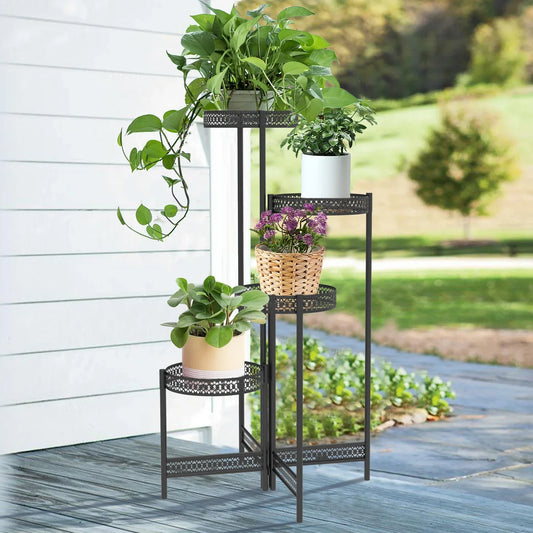 DecorBites™ Metal Plant Stand for Indoor and Outdoor