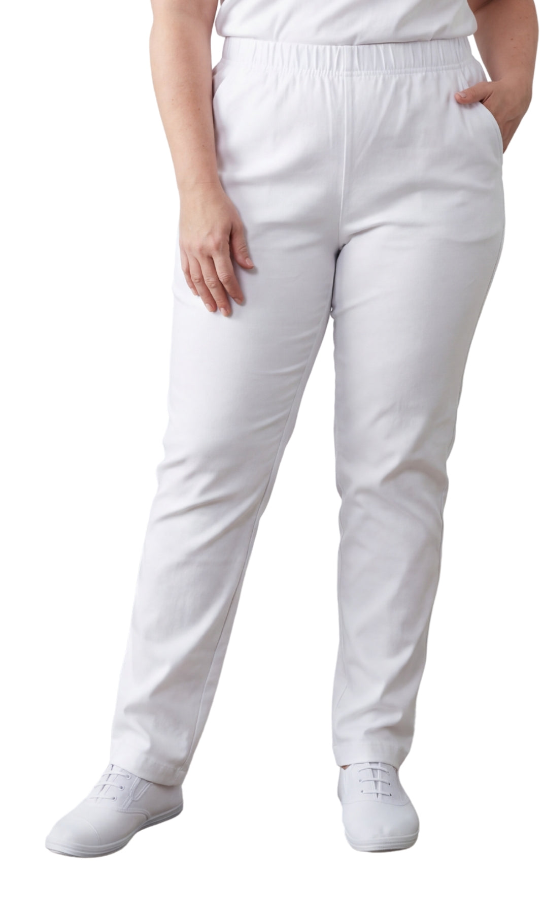 Women's Lightweight Pull-On Denim Jeans with Elastic Waist – Relaxed Fit Stretch Jeans for Casual Everyday Wear