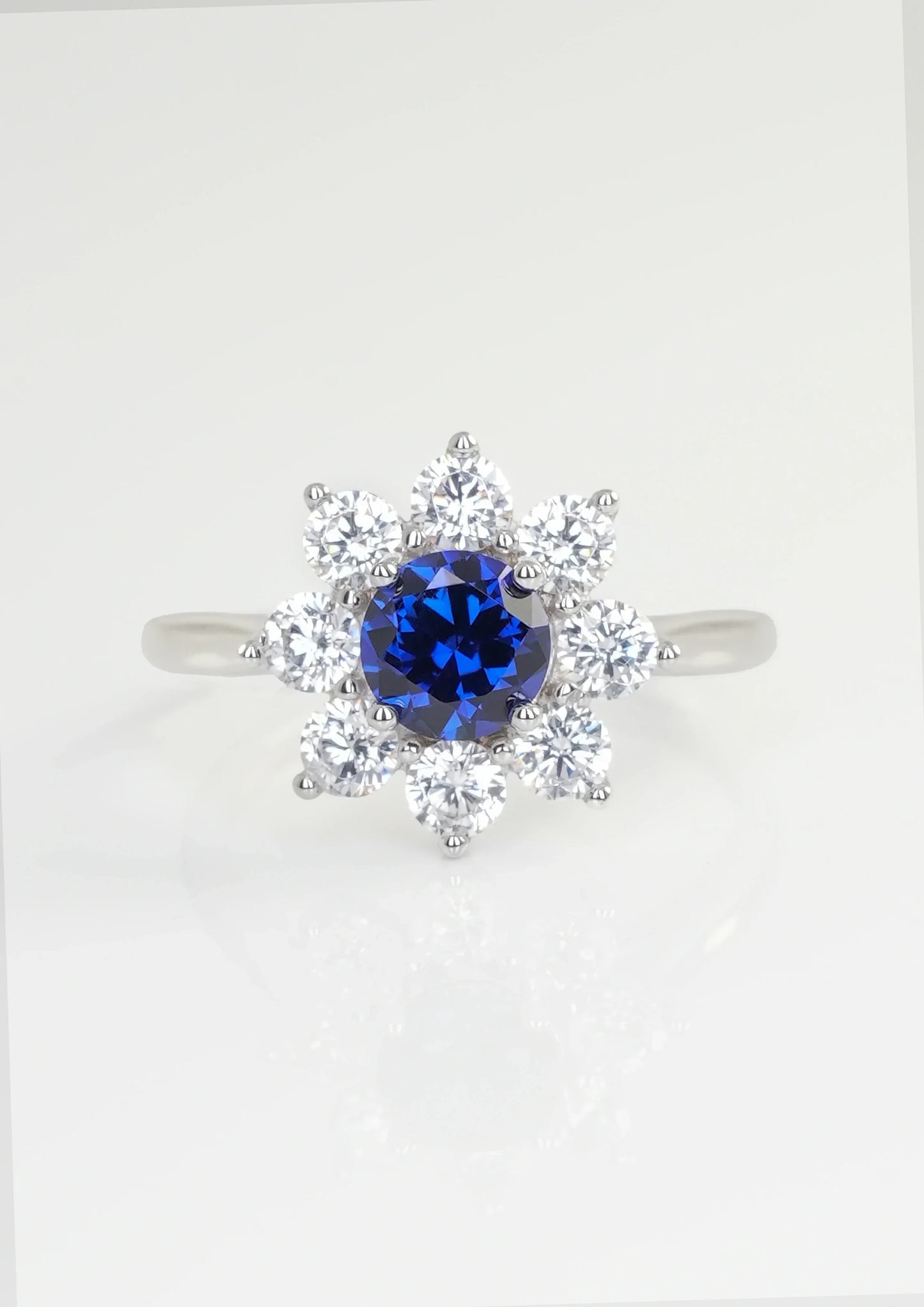 Exquisite Sapphire Ring - Blue Rhyme Starlight