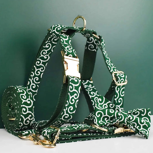 Emerald Swirl Print Set
