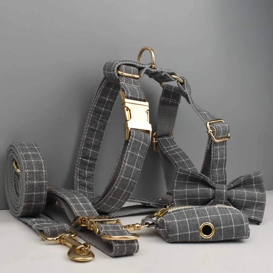 Gray Plaid Set