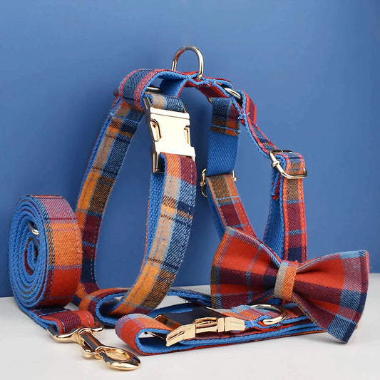 Midnight Copper Plaid Set