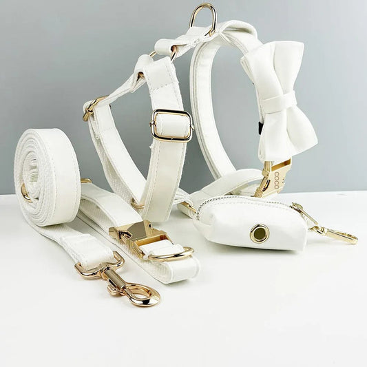 White Leather Set