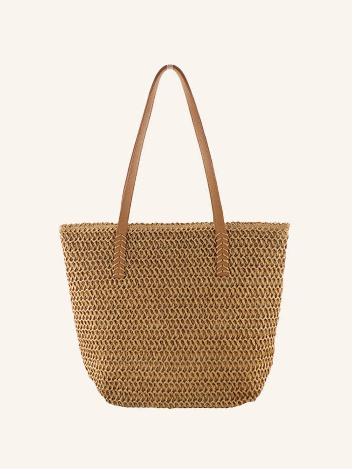 Woven Tapered Tote