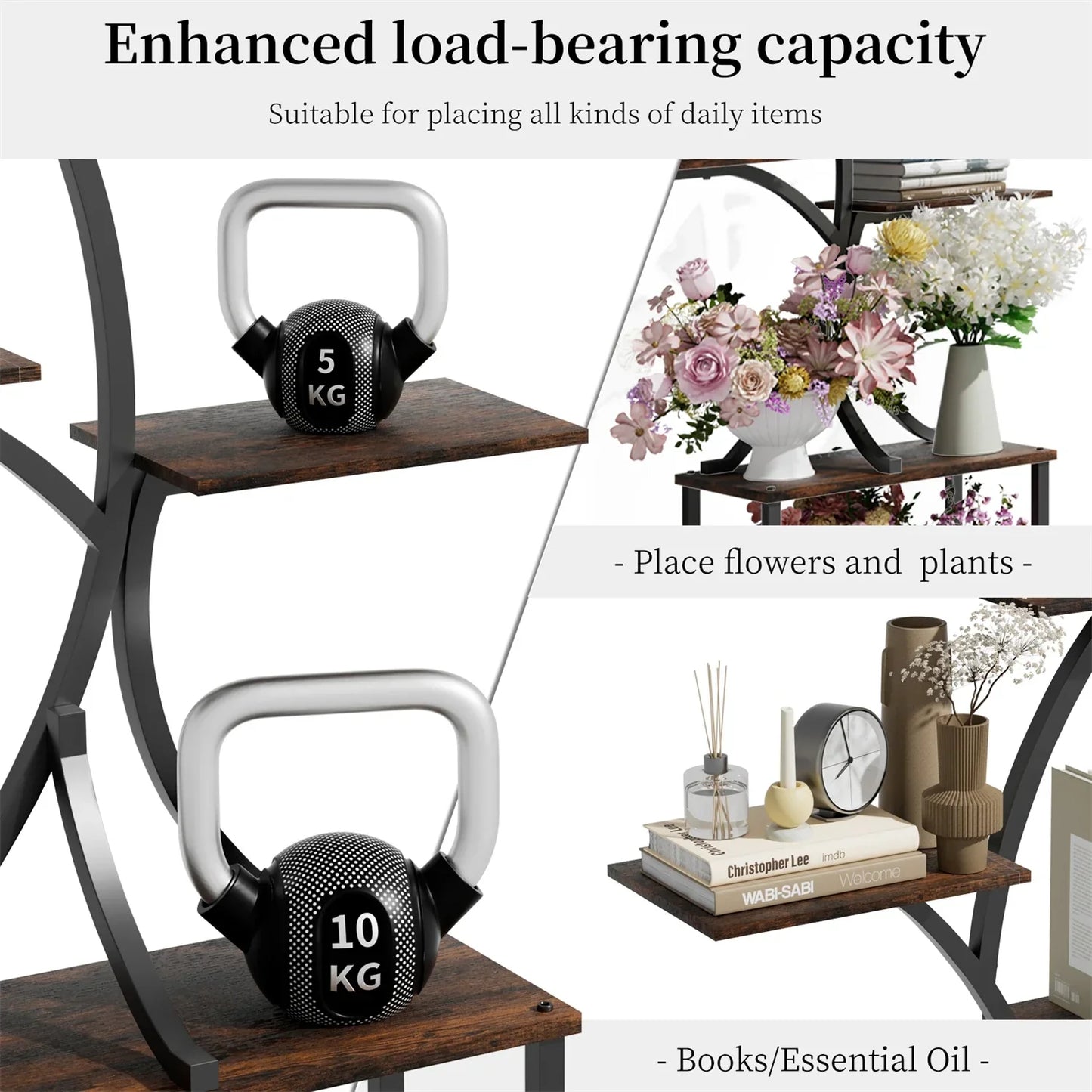 DecorBites™ 7 Tier Tree Plant Stand Display Rack