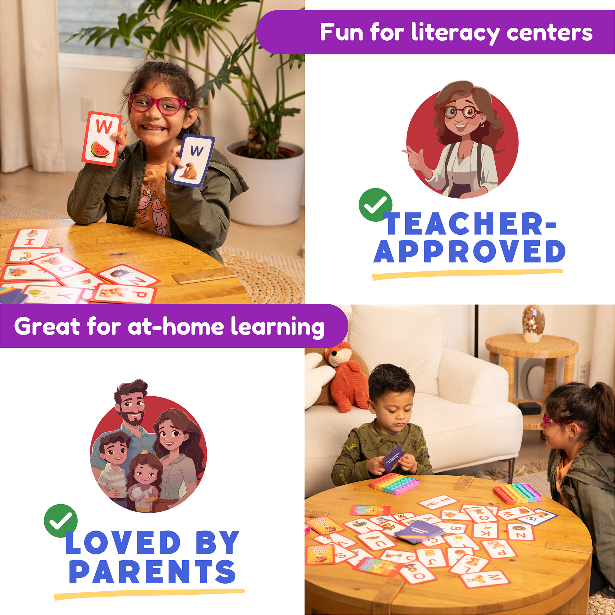 .ABC: Learn Uppercase & Lowercase Letters Card Pack