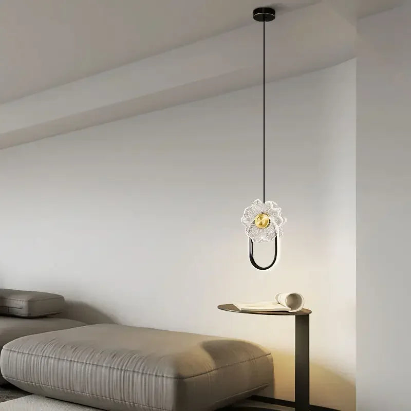 "DecorBites™ LED Glass Wall Lamp: Modern Home Decoration for Bedroom Living Room Corridor"