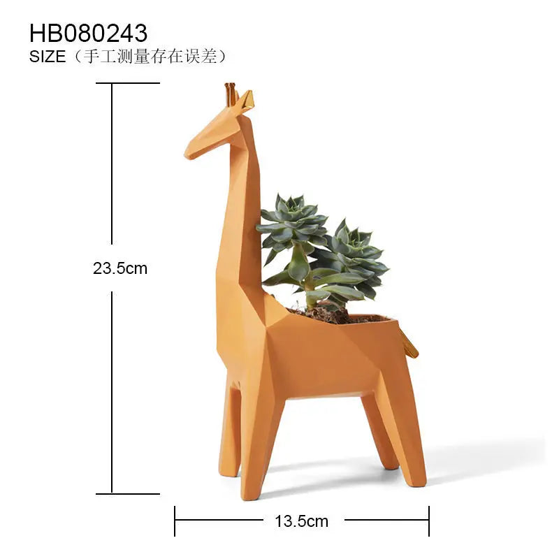 "DecorBites™ Giraffe 3D Papercraft Sculpture for Home & Office Decor - Handmade Origami Model"