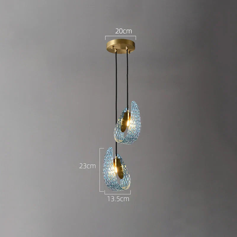"DecorBites™ Glass Chandelier for Modern Dining Room Decor 2024"
