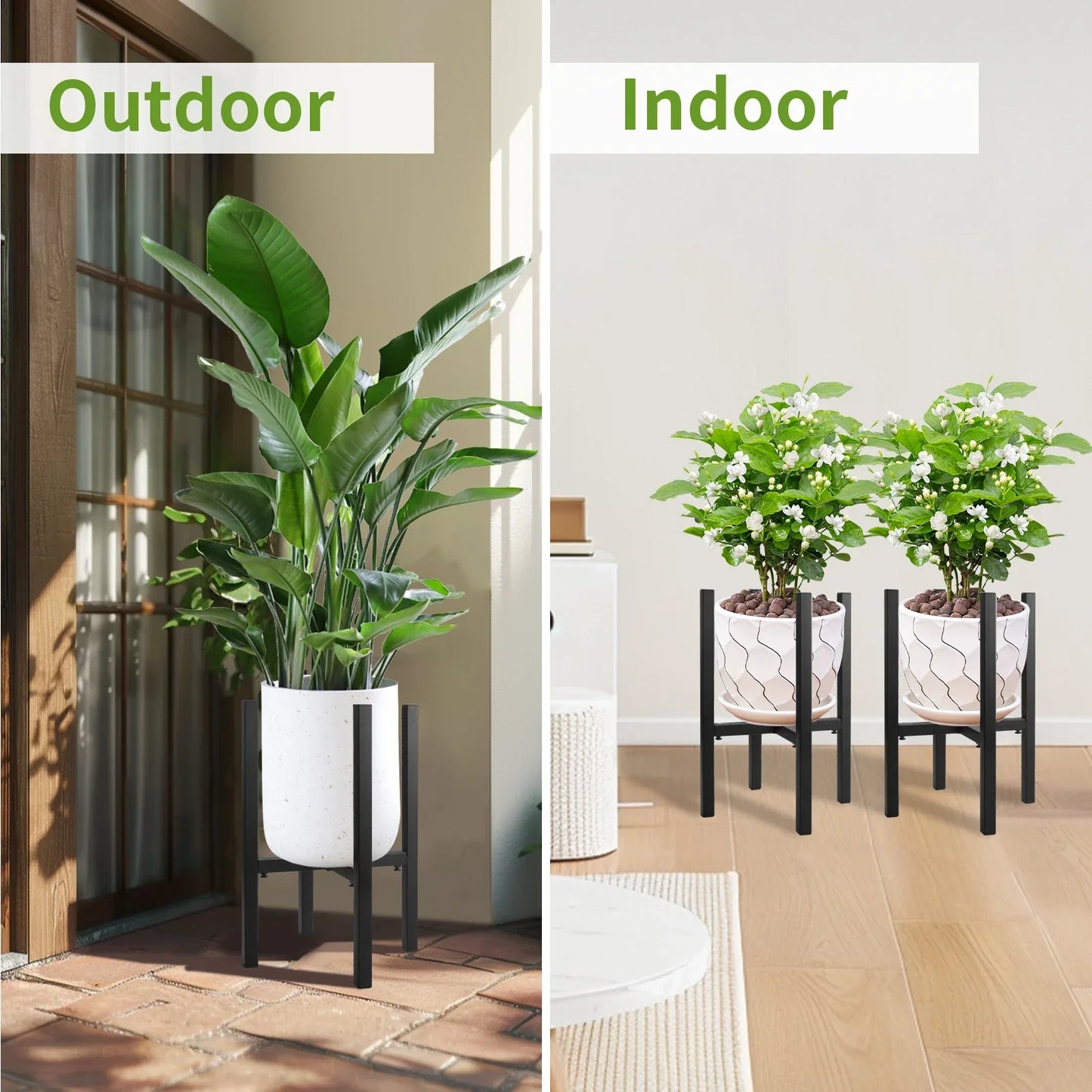 DecorBites™ Adjustable Metal Plant Stand for 12-16 Inch Pots