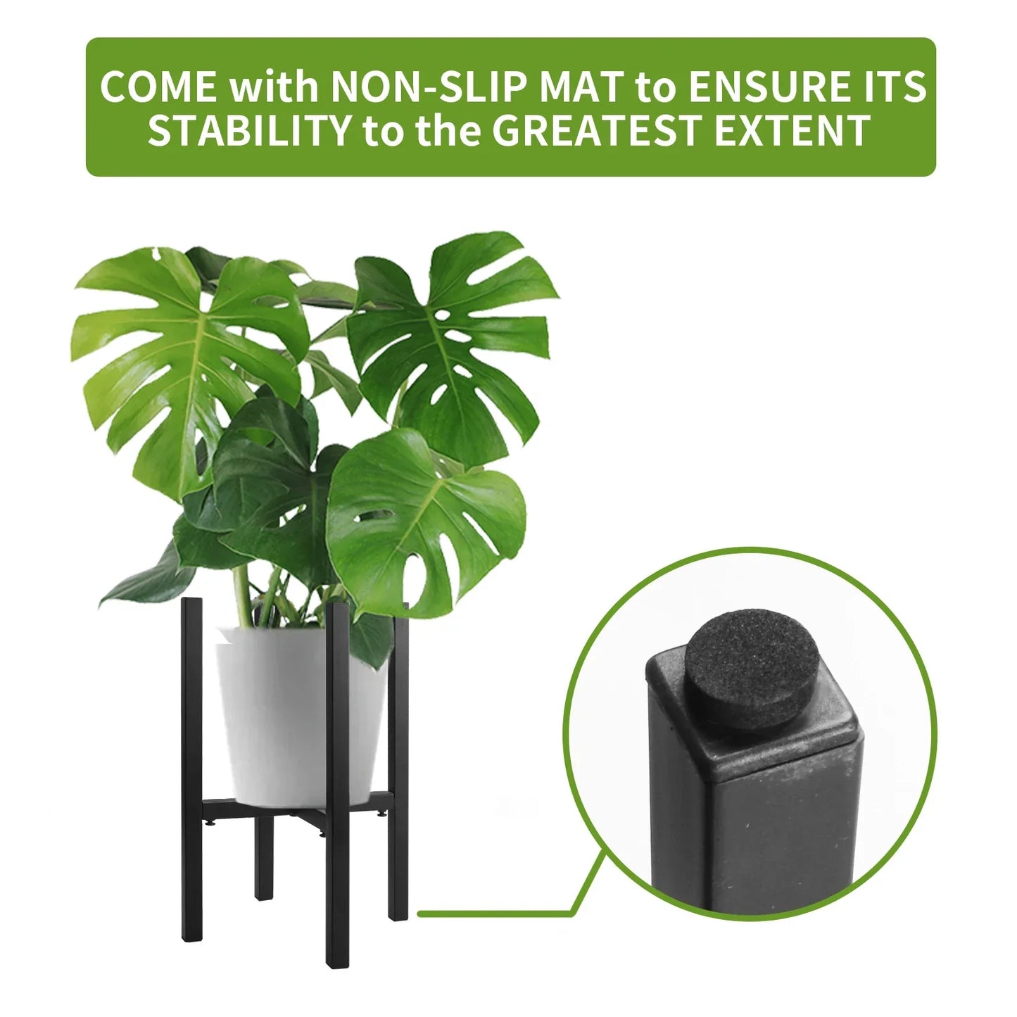 DecorBites™ Adjustable Metal Plant Stand for 12-16 Inch Pots