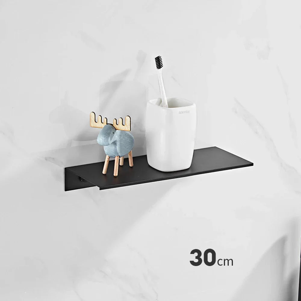 DecorBites™ Aluminum Floating Shelves for Bathroom and Kitchen