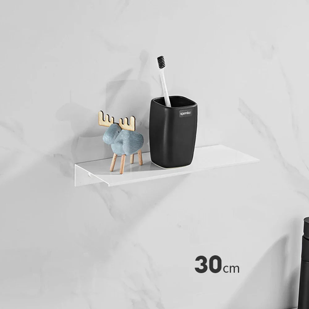 DecorBites™ Aluminum Floating Shelves for Bathroom and Kitchen
