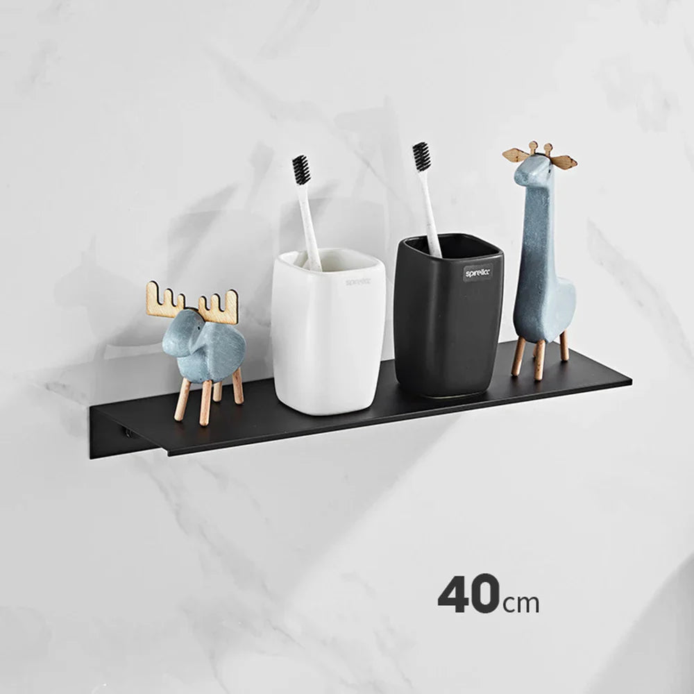 DecorBites™ Aluminum Floating Shelves for Bathroom and Kitchen