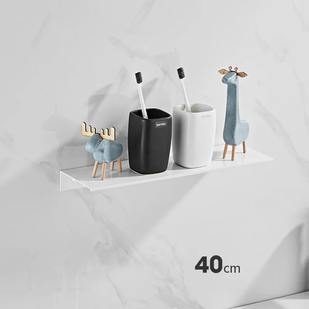 DecorBites™ Aluminum Floating Shelves for Bathroom and Kitchen