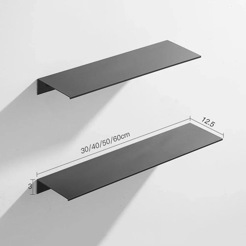 DecorBites™ Aluminum Floating Shelves for Bathroom and Kitchen