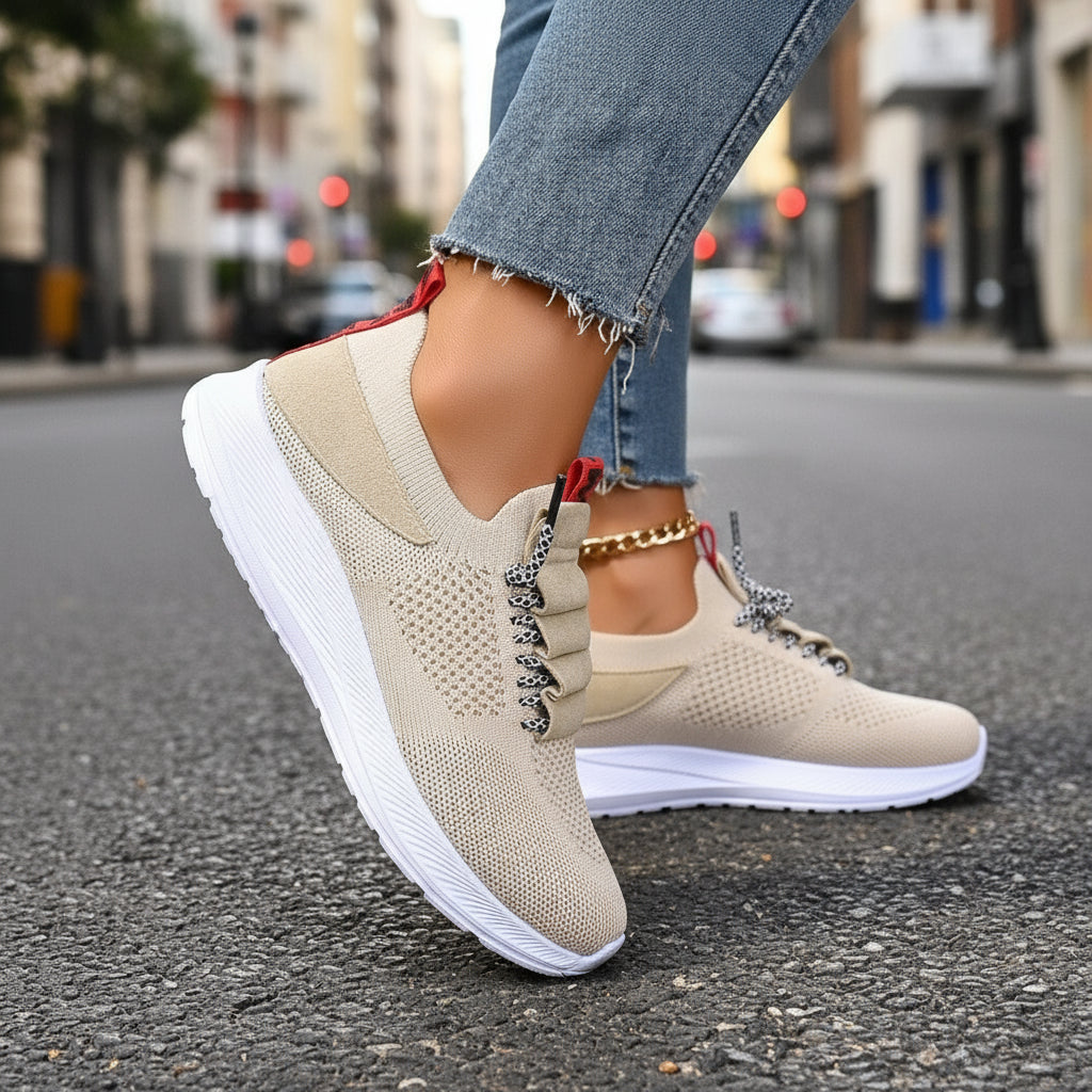 Women’s Non-Slip Round-Toe Casual Sneakers