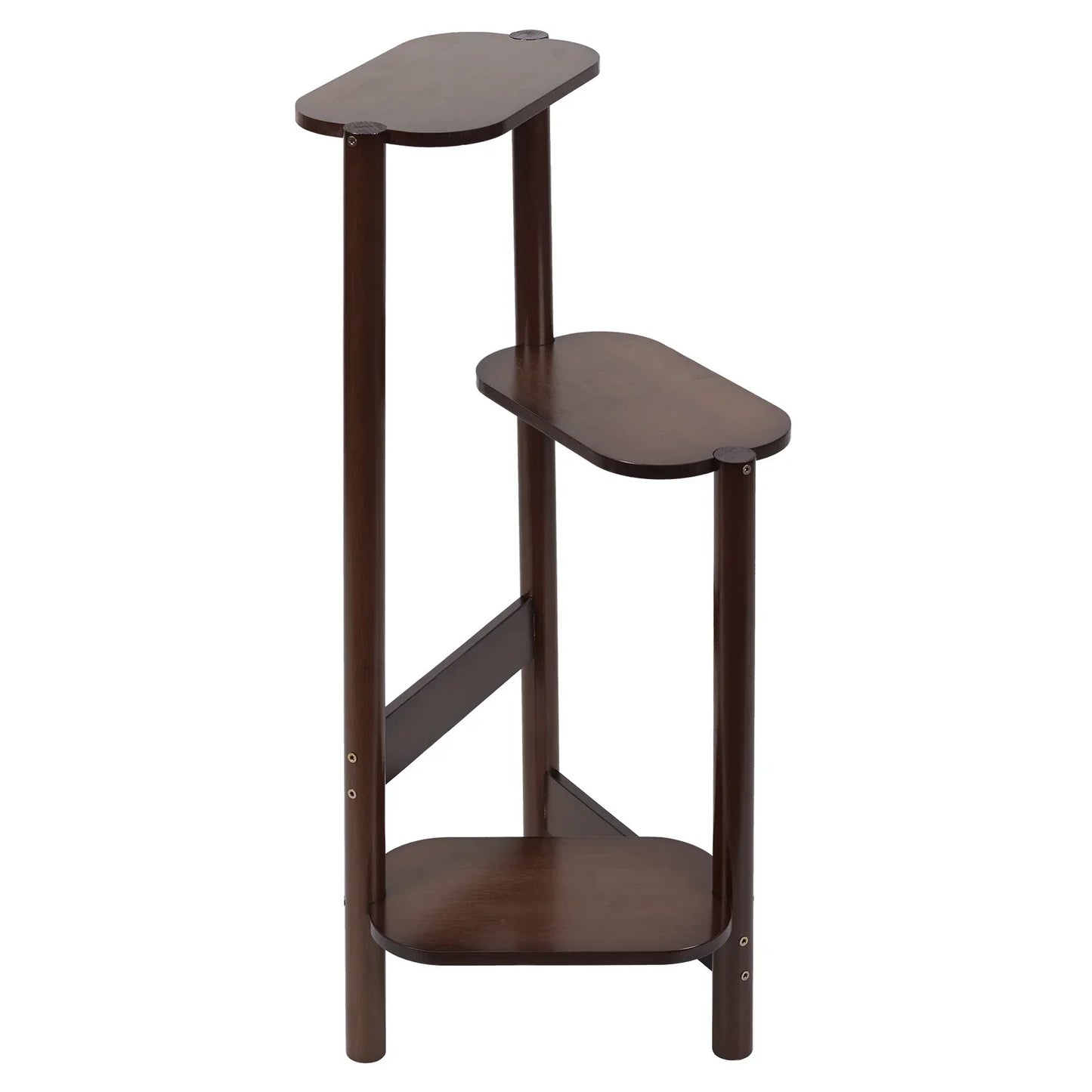 DecorBites™ Bamboo Tall Corner Plant Stand - Outdoor Garden Rack
