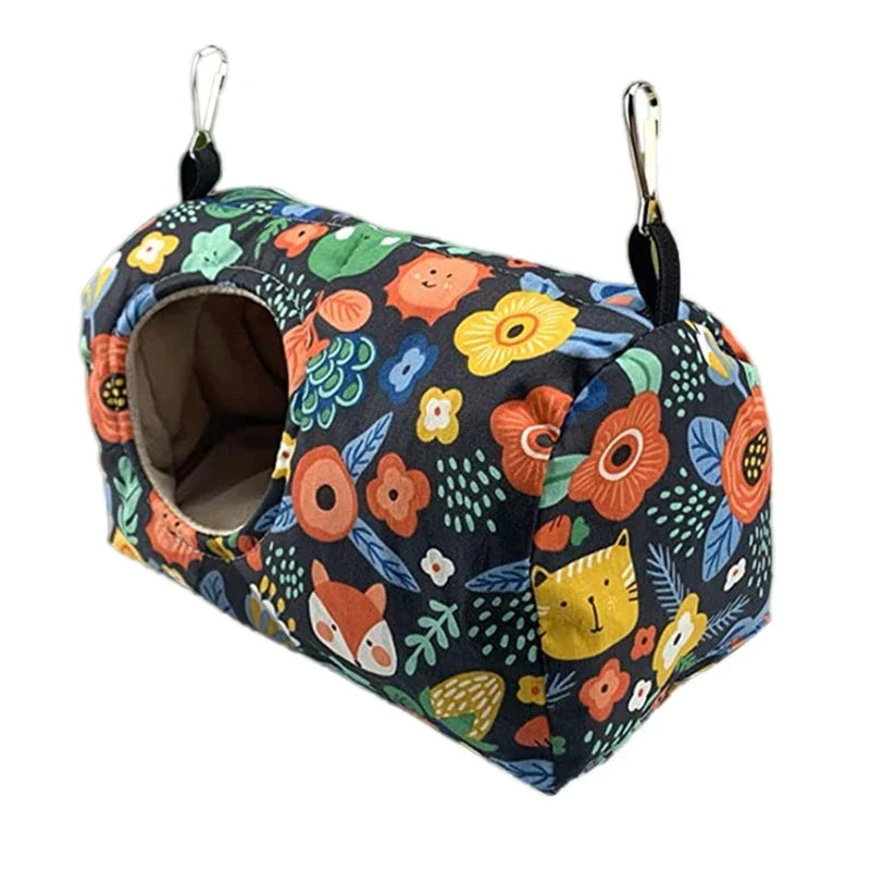 DecorBites™ Cozy Hanging Hammock for Small Pets