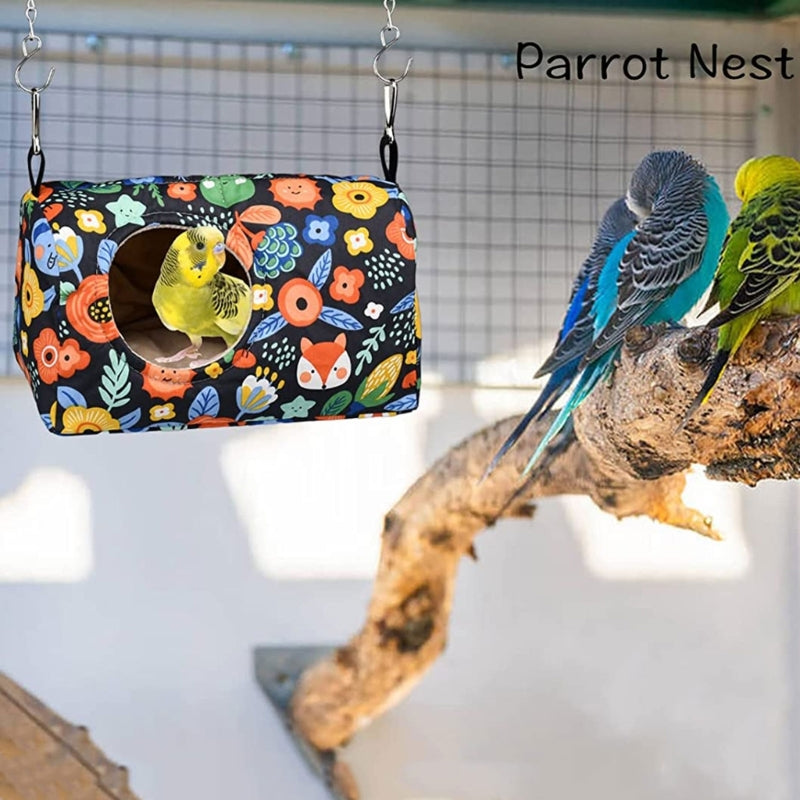 DecorBites™ Cozy Hanging Hammock for Small Pets