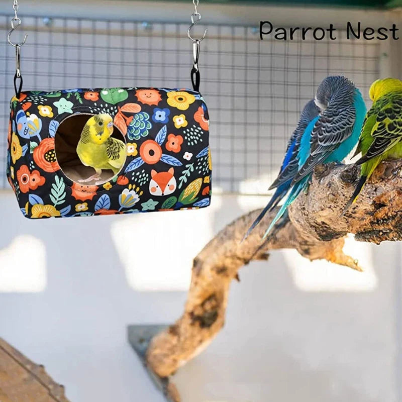 DecorBites™ Cozy Hanging Hammock for Small Pets