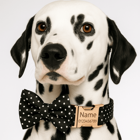 Black Polka Dot Print Set