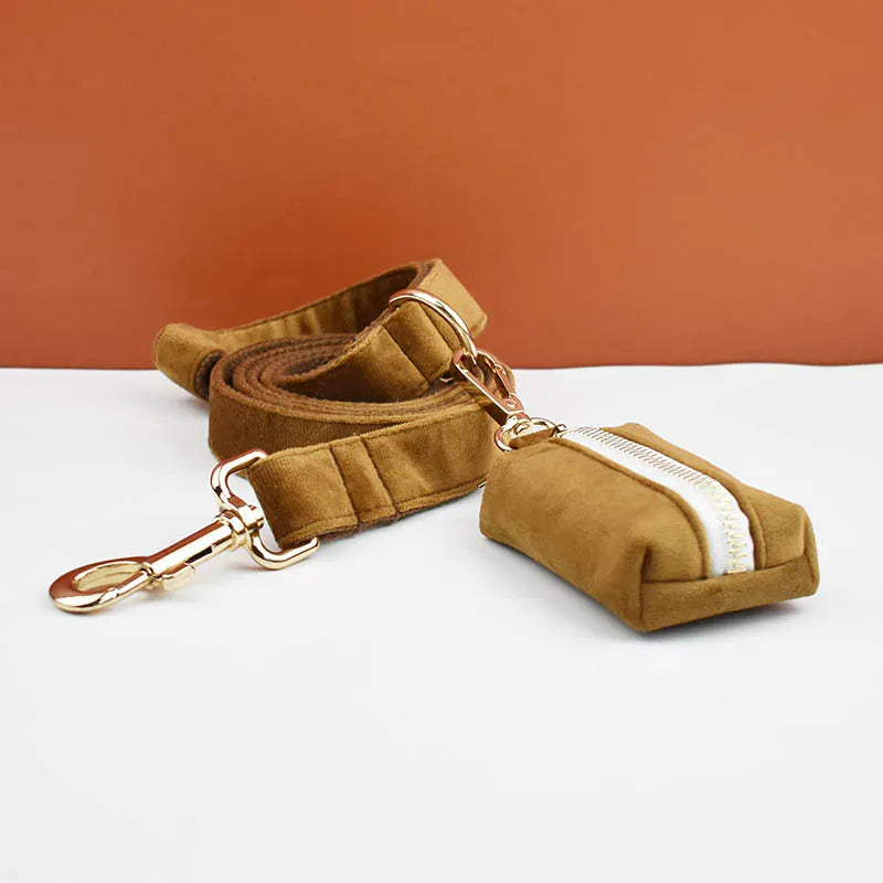 Light Coffee Velvet Set