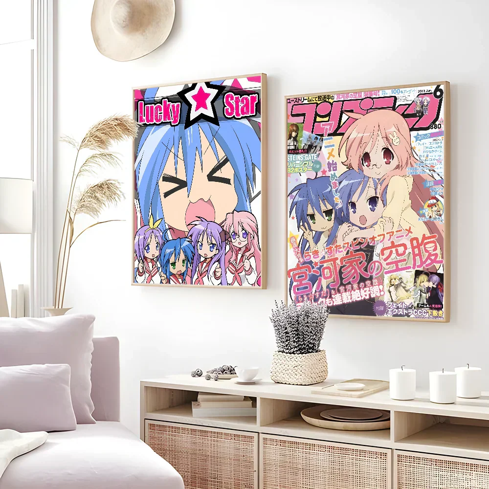 DecorBites™ Anime Lucky Star Girl Poster - Waterproof Home Decor