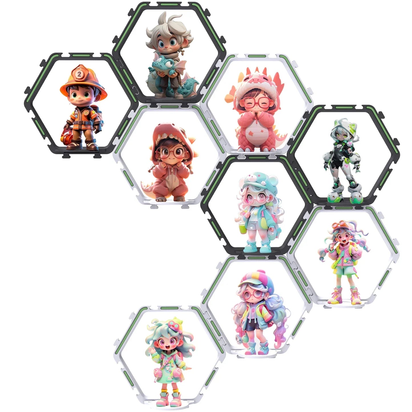 DecorBites™ Floating Display Shelf for Collectible Toys