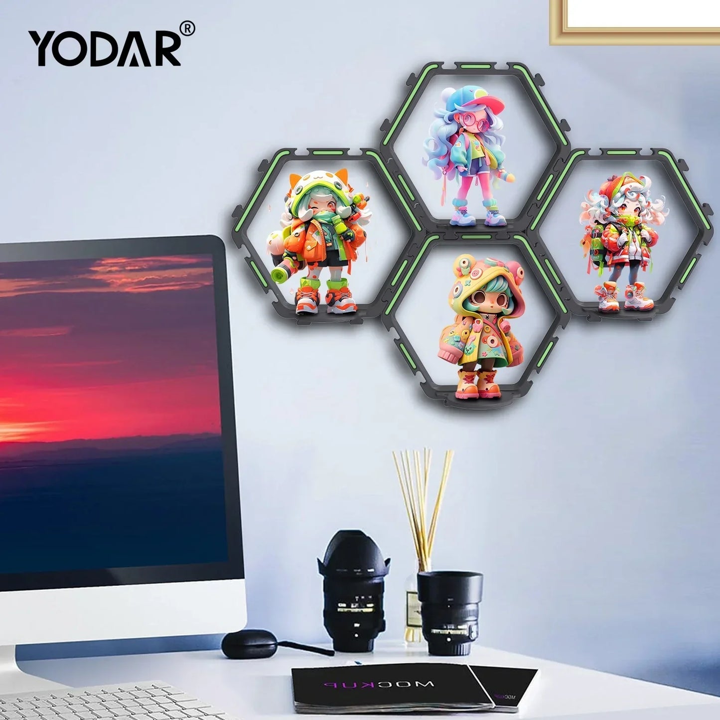 DecorBites™ Floating Display Shelf for Collectible Toys