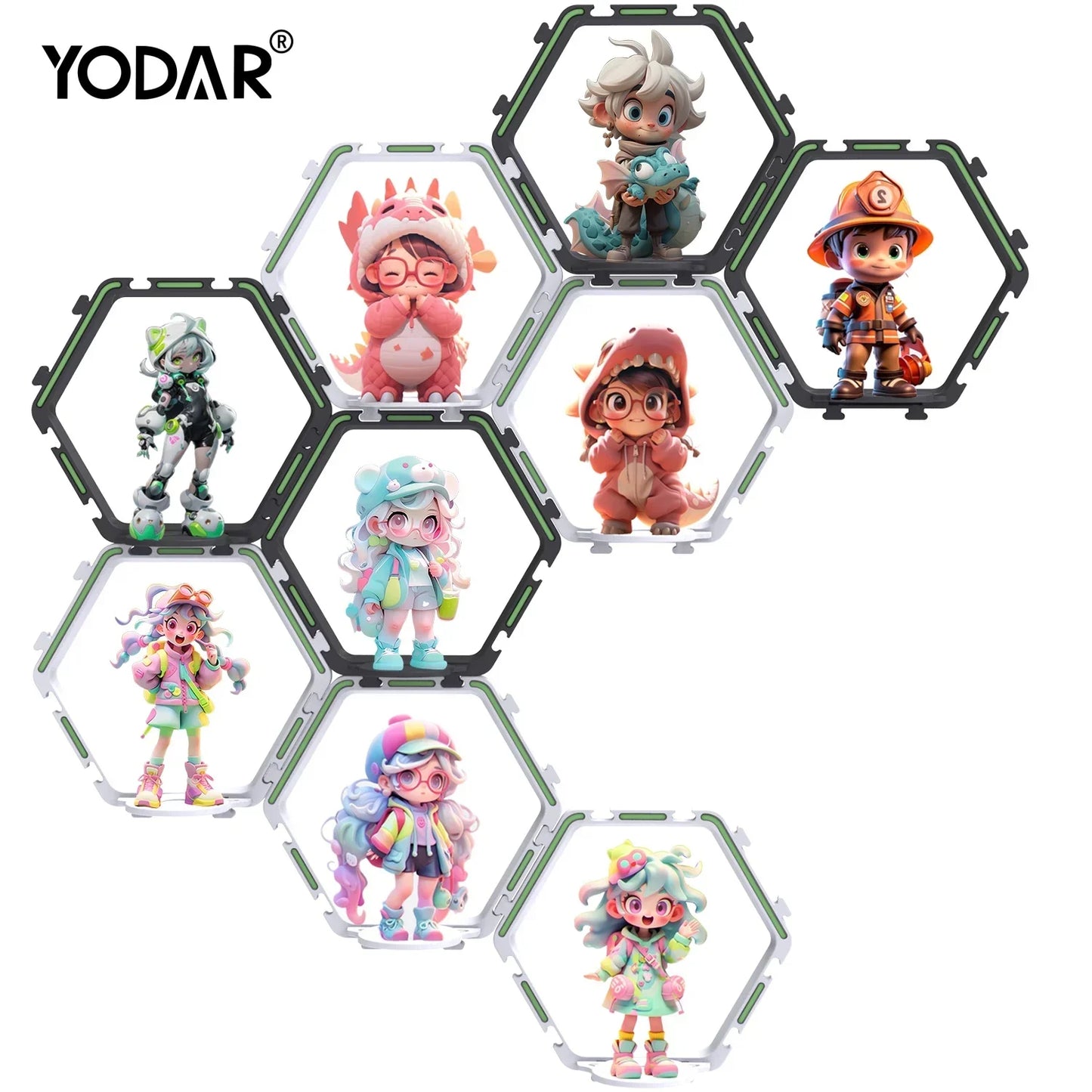 DecorBites™ Floating Display Shelf for Collectible Toys