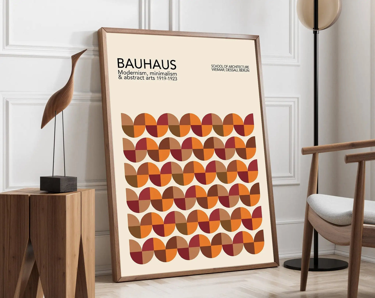 DecorBites™ Geometric Bauhaus Canvas Poster - Retro Home Decor