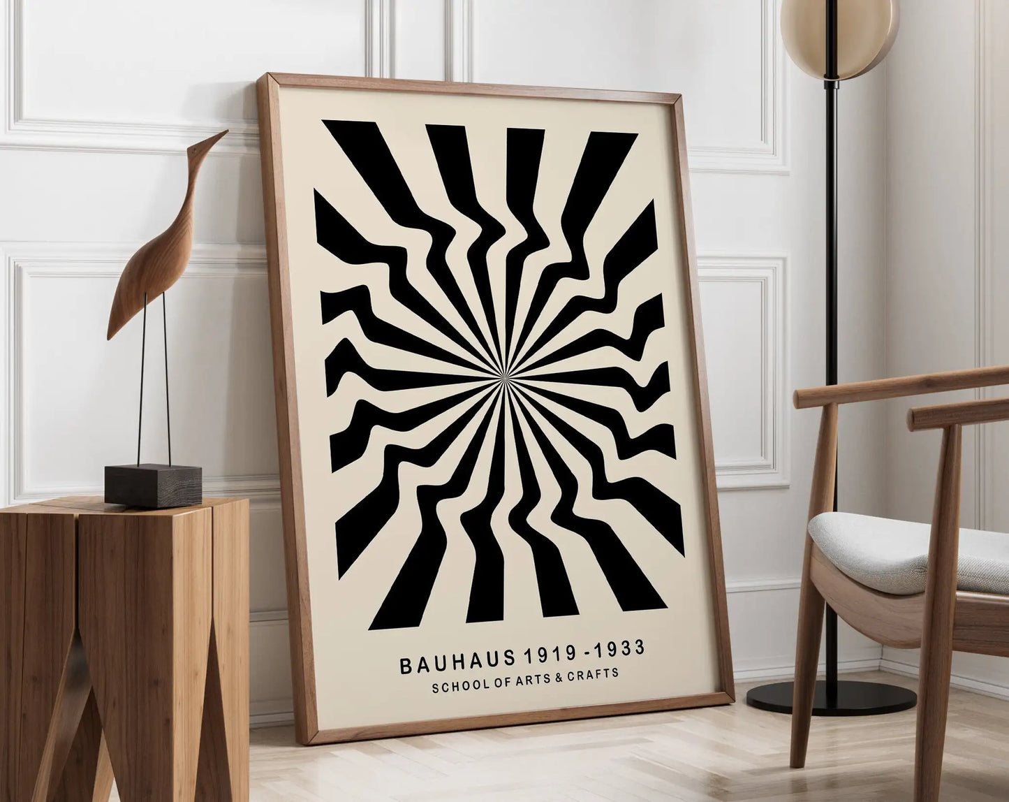 DecorBites™ Geometric Bauhaus Canvas Poster - Retro Home Decor
