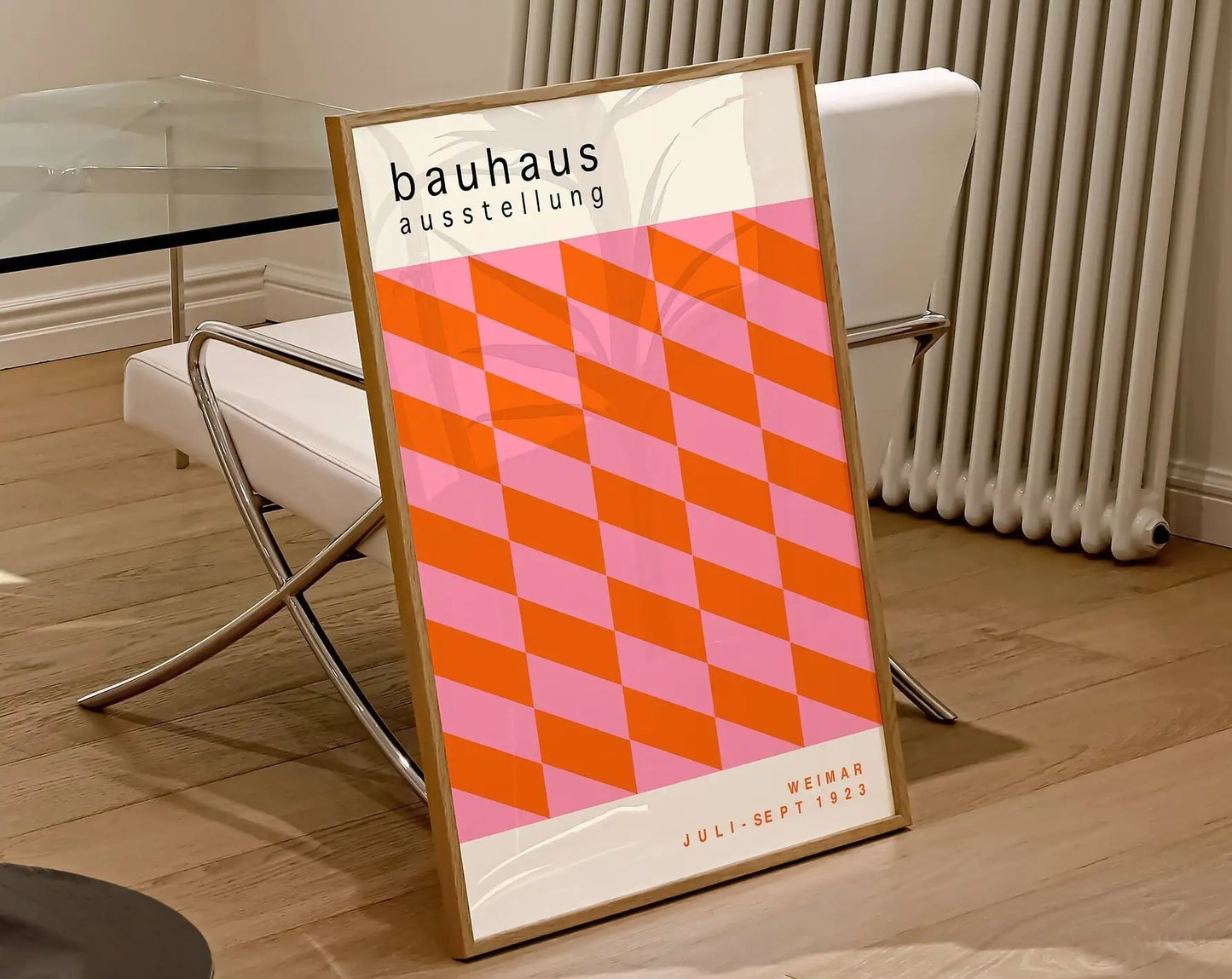 DecorBites™ Geometric Bauhaus Canvas Poster - Retro Home Decor