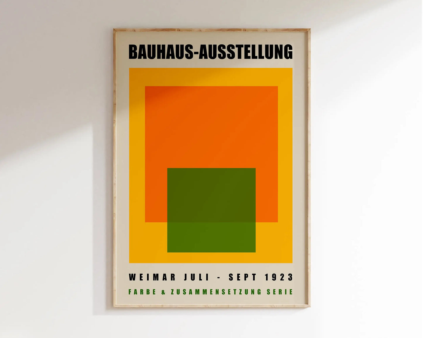 DecorBites™ Geometric Bauhaus Canvas Poster - Retro Home Decor