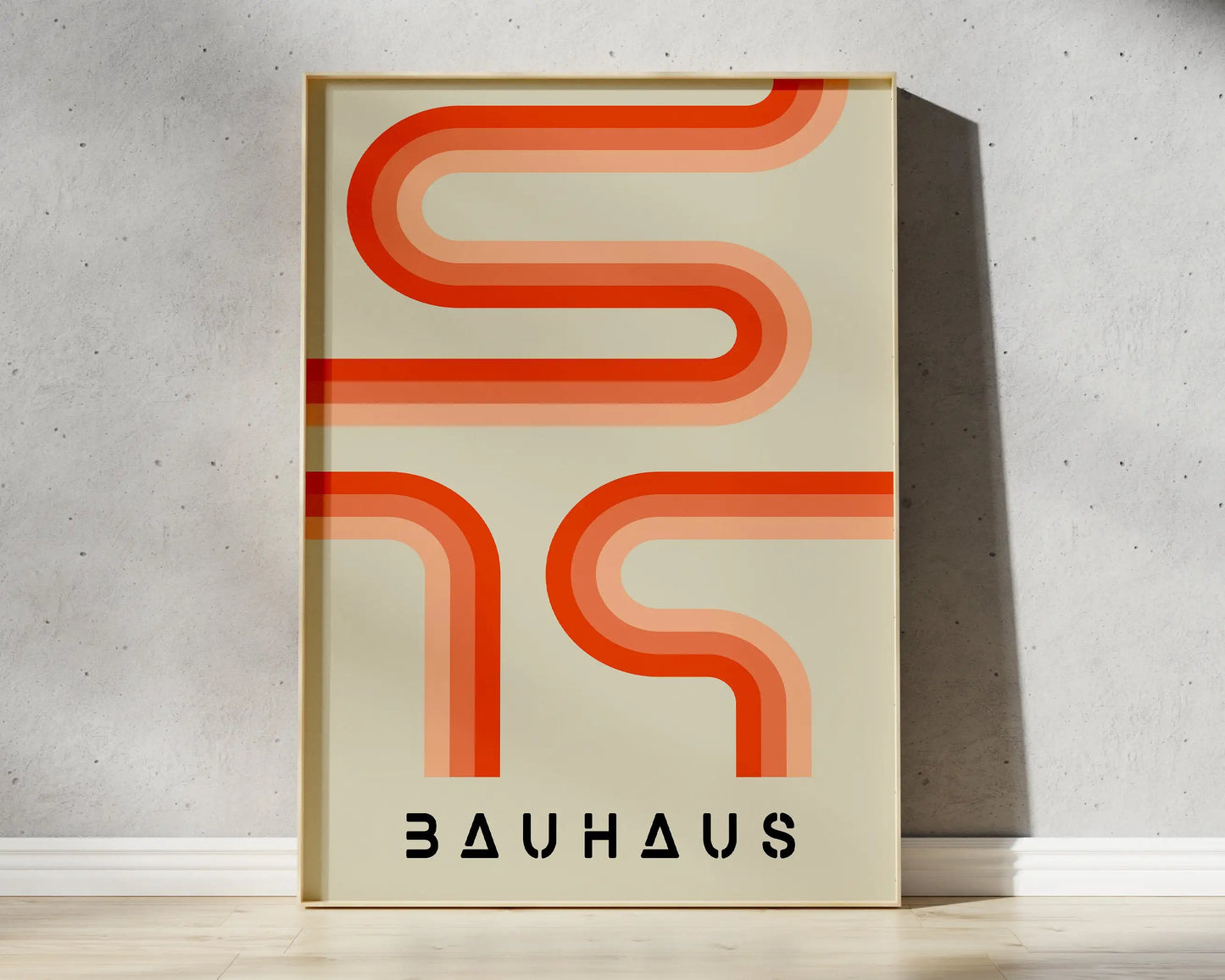 DecorBites™ Geometric Bauhaus Canvas Poster - Retro Home Decor
