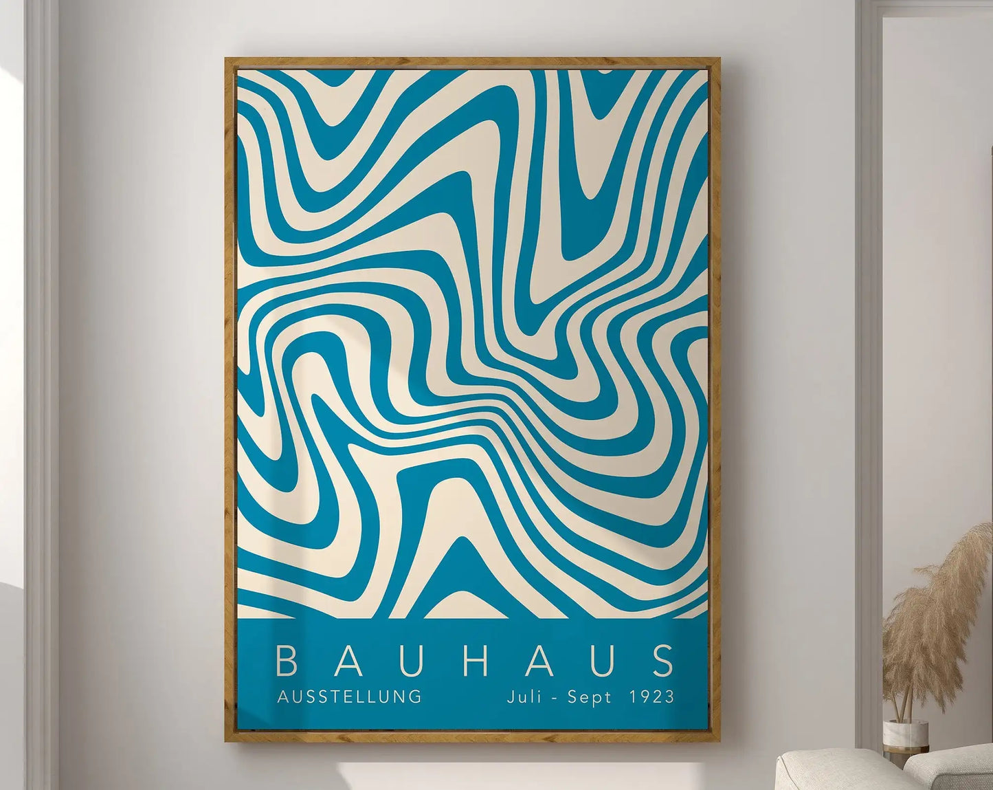 DecorBites™ Geometric Bauhaus Canvas Poster - Retro Home Decor