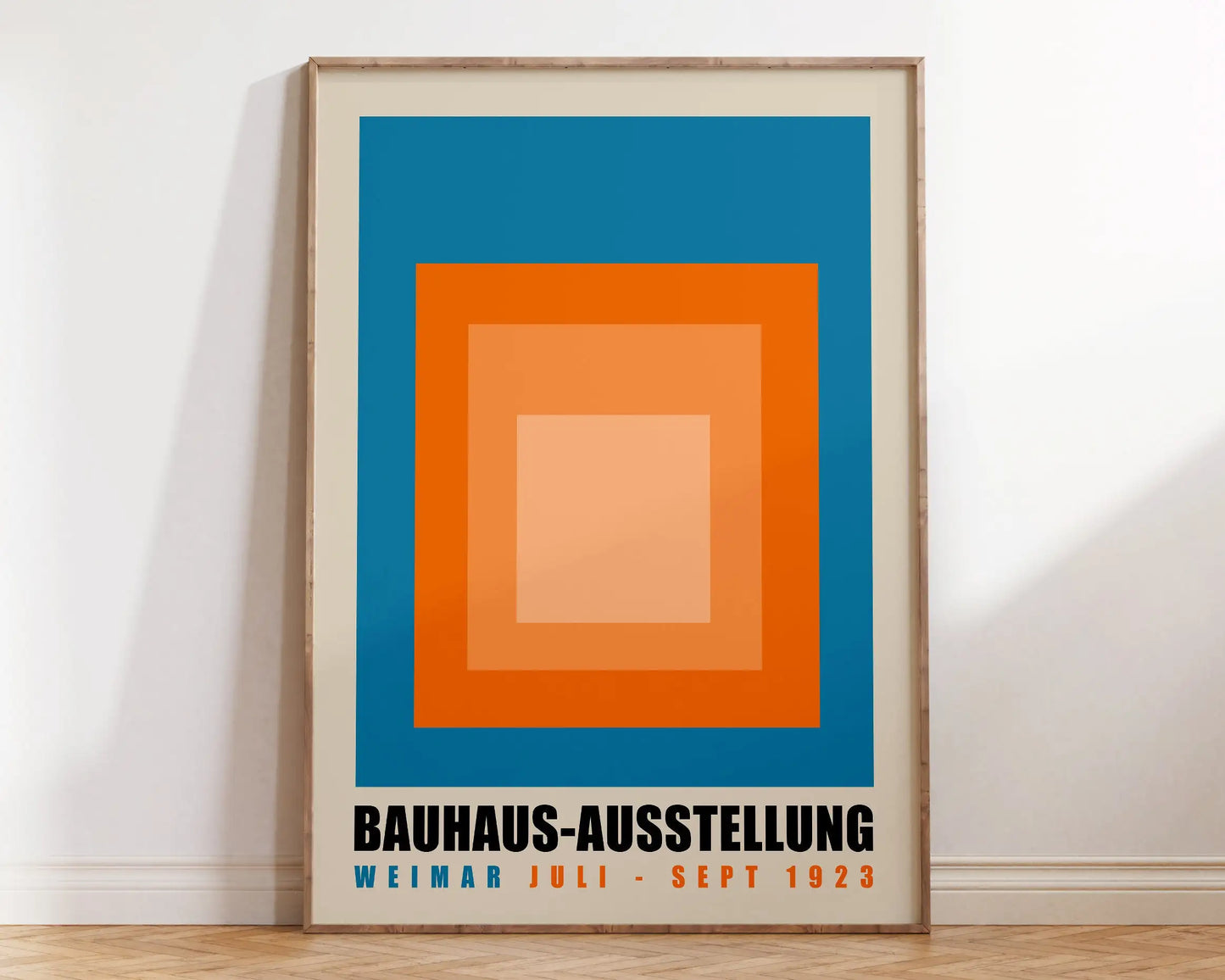 DecorBites™ Geometric Bauhaus Canvas Poster - Retro Home Decor