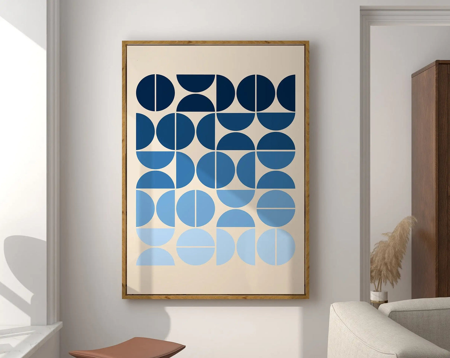 DecorBites™ Geometric Bauhaus Canvas Poster - Retro Home Decor
