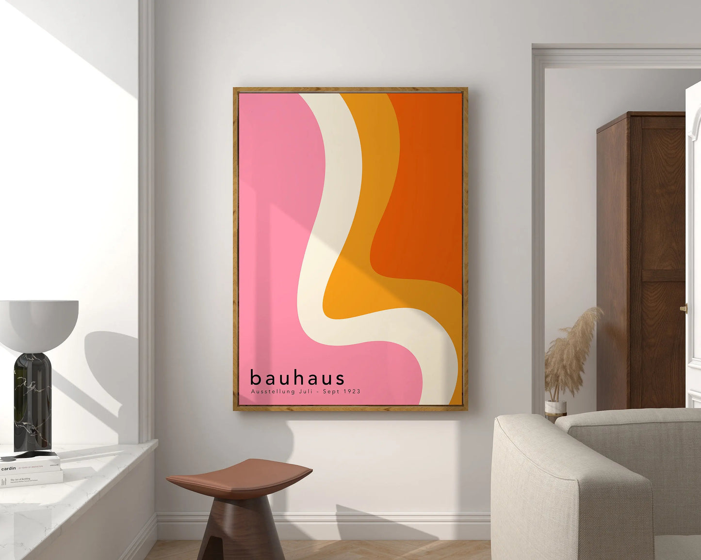 DecorBites™ Geometric Bauhaus Canvas Poster - Retro Home Decor