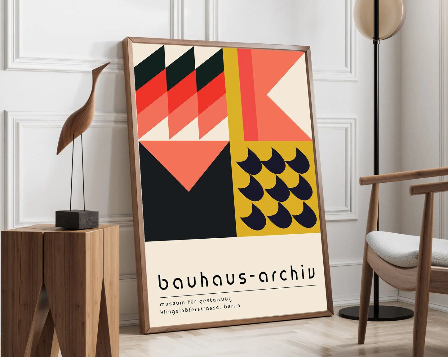 DecorBites™ Geometric Bauhaus Canvas Poster - Retro Home Decor