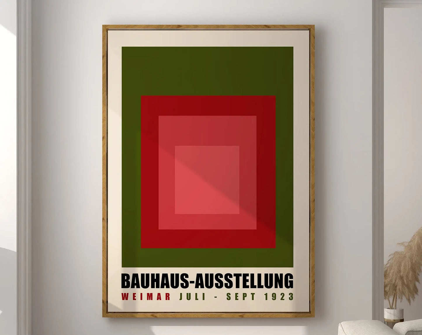 DecorBites™ Geometric Bauhaus Canvas Poster - Retro Home Decor
