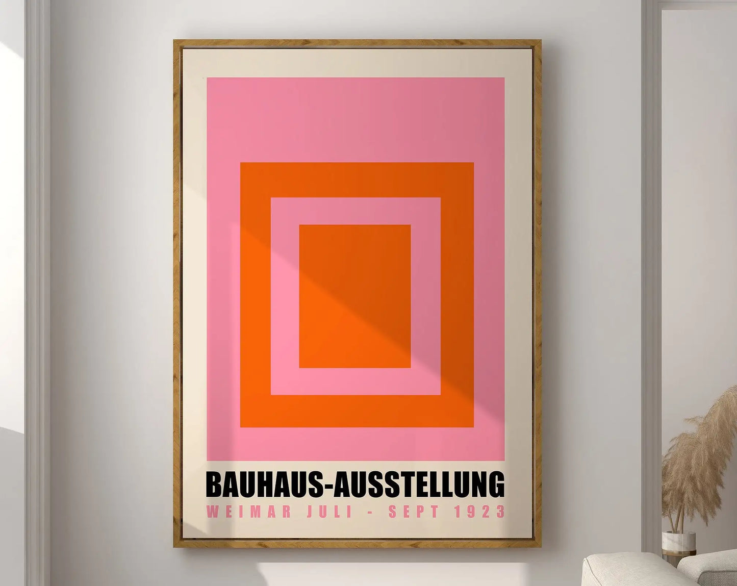 DecorBites™ Geometric Bauhaus Canvas Poster - Retro Home Decor