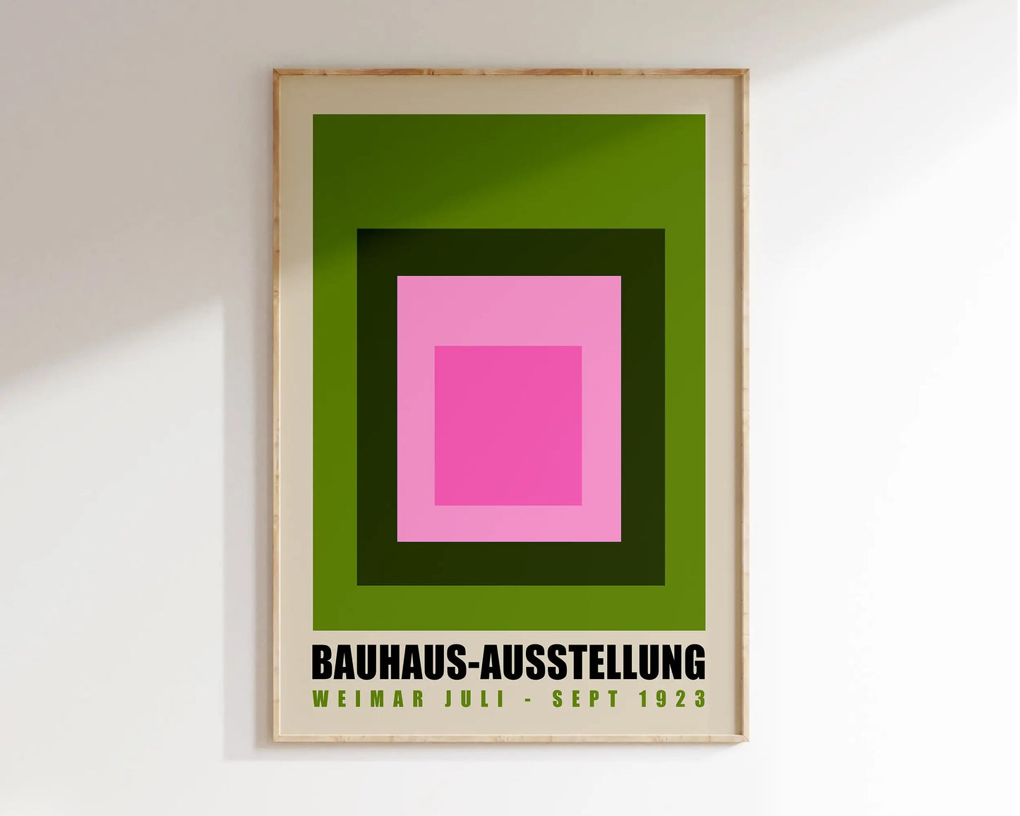 DecorBites™ Geometric Bauhaus Canvas Poster - Retro Home Decor