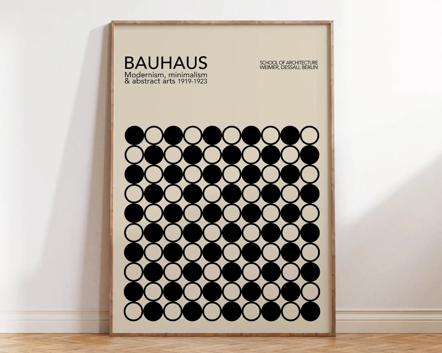 DecorBites™ Geometric Bauhaus Canvas Poster - Retro Home Decor